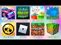 Minecraft,RealCraft,Race Craft,Roblox,Brawl Stars,Granny,Terraria,Monsters Mobile Games