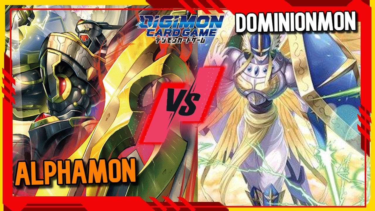 DIGIMON TCG: Local match Alphamon Oryuken ACE (Black) vs Dominimon ...