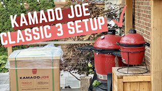 Kamado Joe Classic 3  Unboxing, assembly & first use!  How to setup your Kamado Joe in 2020