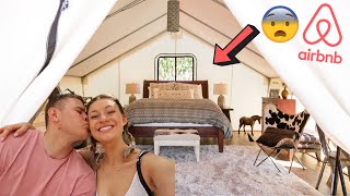TESTING 'UNIQUE STAYS' ON AIRBNB... | CAMPING VLOG!