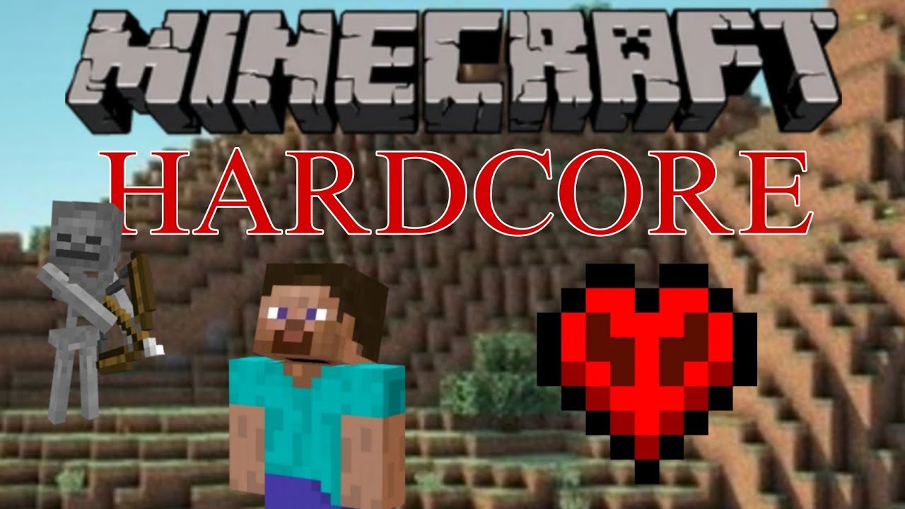 I Played HARDCORE MINECRAFT For The First Time... - YouTube