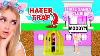 My BEST FRIEND Got TRAPPED In My IAMSANNA *HATER TRAP* In Adopt Me! (Roblox)