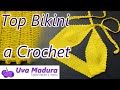 🍇🧶 Top Bikini 👙Tejido a Crochet Ganchillo Paso a Paso