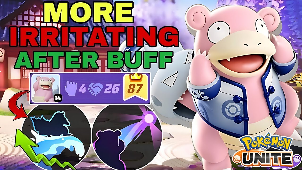 PERMA STUN SLOWBRO Becomes even more Irritating after the Recent Buffs | Pokemon Unite