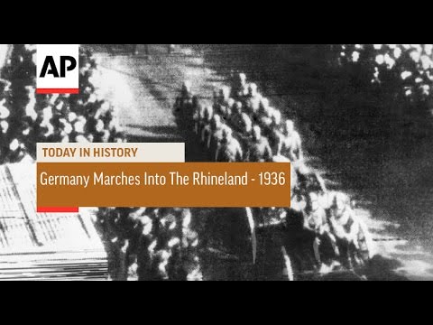 Germany Marches Into The Rhineland - 1936 | Today In History | 7 Mar 17