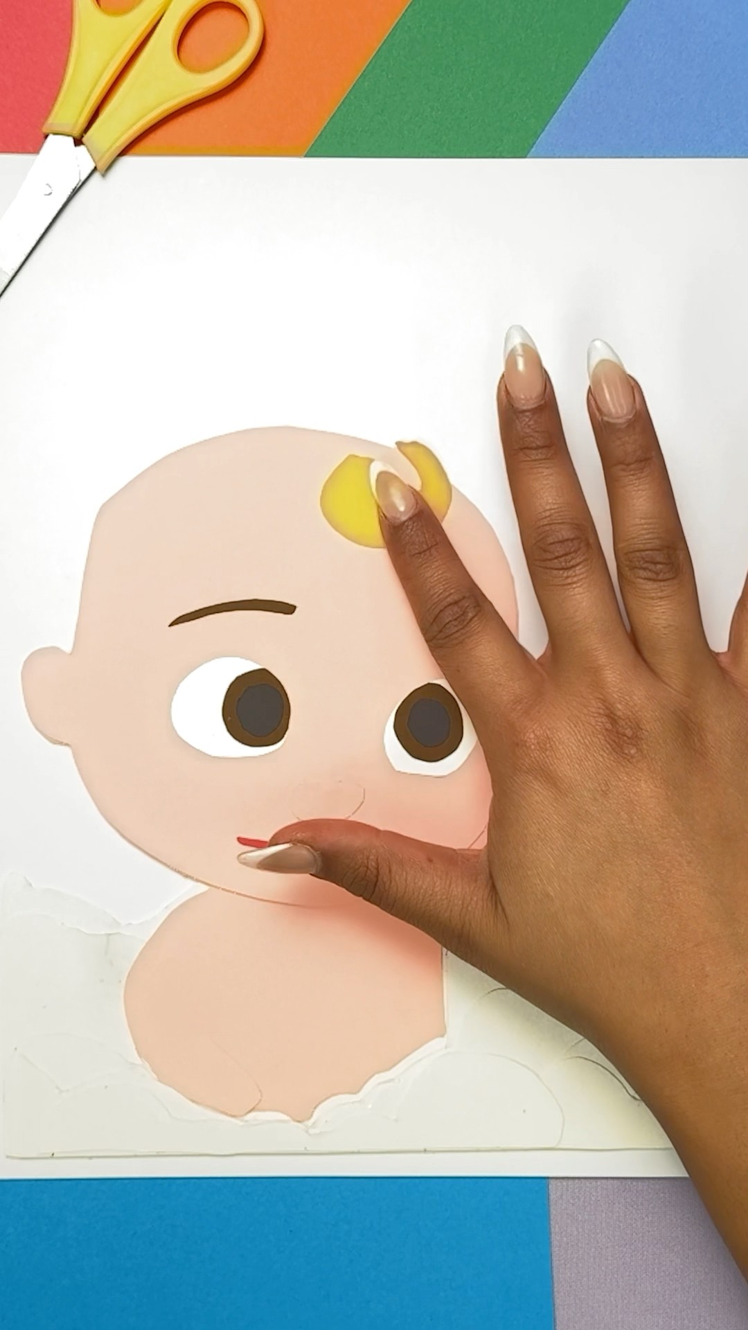 Easy CoComelon Crafts! DIY Bubble Bath JJ 1-2-3! #shorts #cocomelon