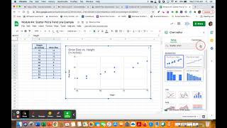Module #4:  Scatter Plots, Trend Lines & R-Squared