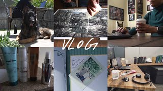 VLOG ~ working from home, busy weekend, productive saturday, selfcare sunday, in the office