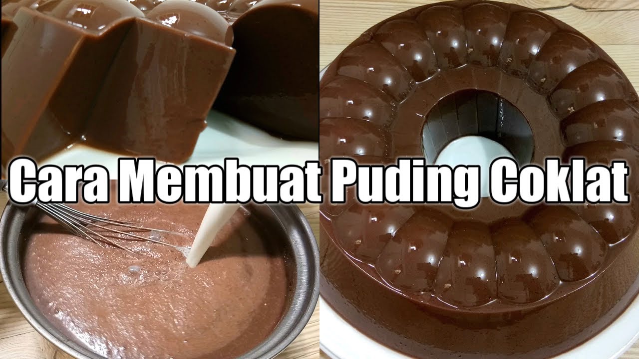  Cara membuat puding coklat  YouTube