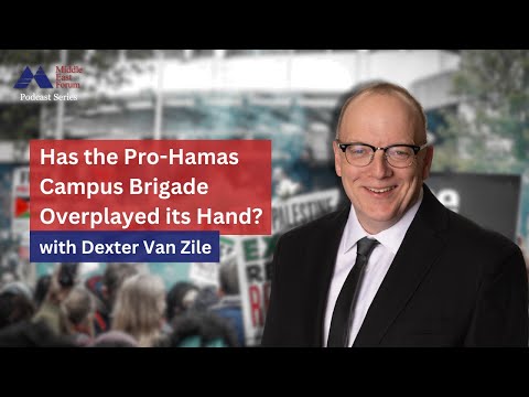 Watch Has the Pro-Hamas Campus Brigade Overplayed its Hand? with Dexter Van Zile on YouTube