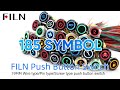 FILN 19MM 12V Waterproof Momentary Latching Metal Start Stop Car Push Button Switches 185 Symbols