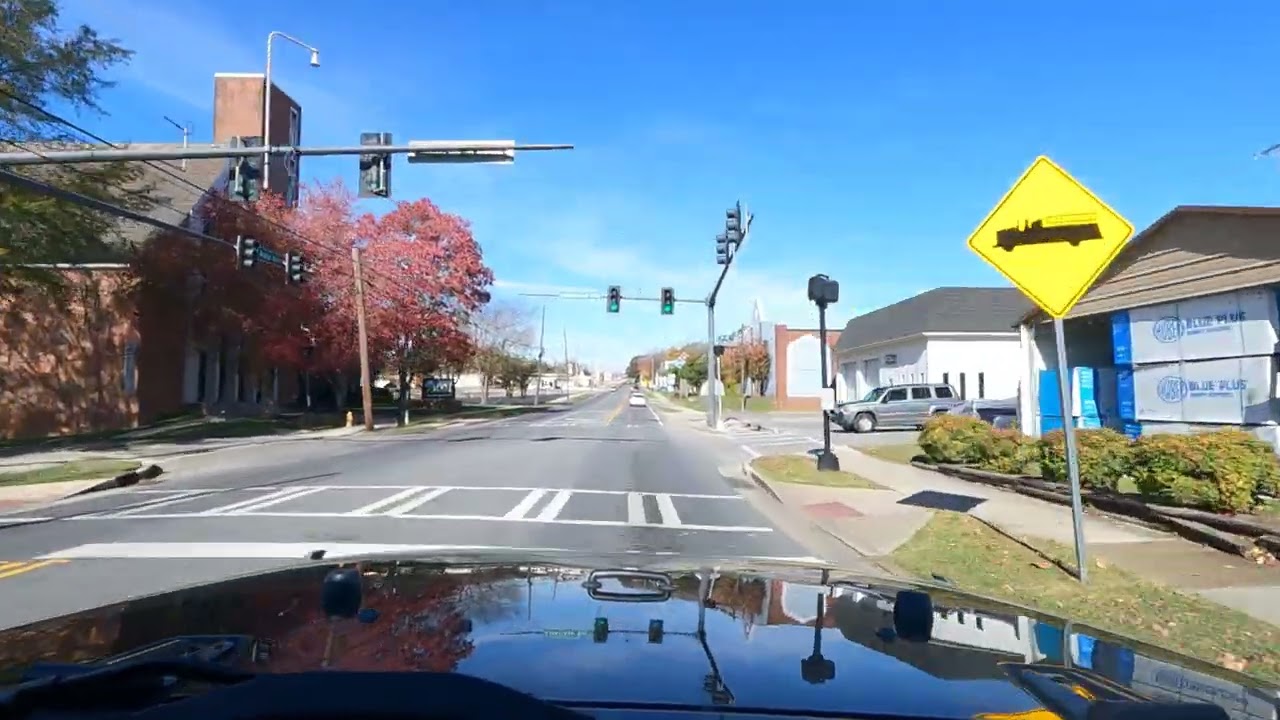 A Drive Through Lafayette GA - POP 6900 - Small Town America