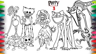 Poppy Playtime Chapter 3 New Coloring Pages / How to Color New MONSTERS and BOSSES