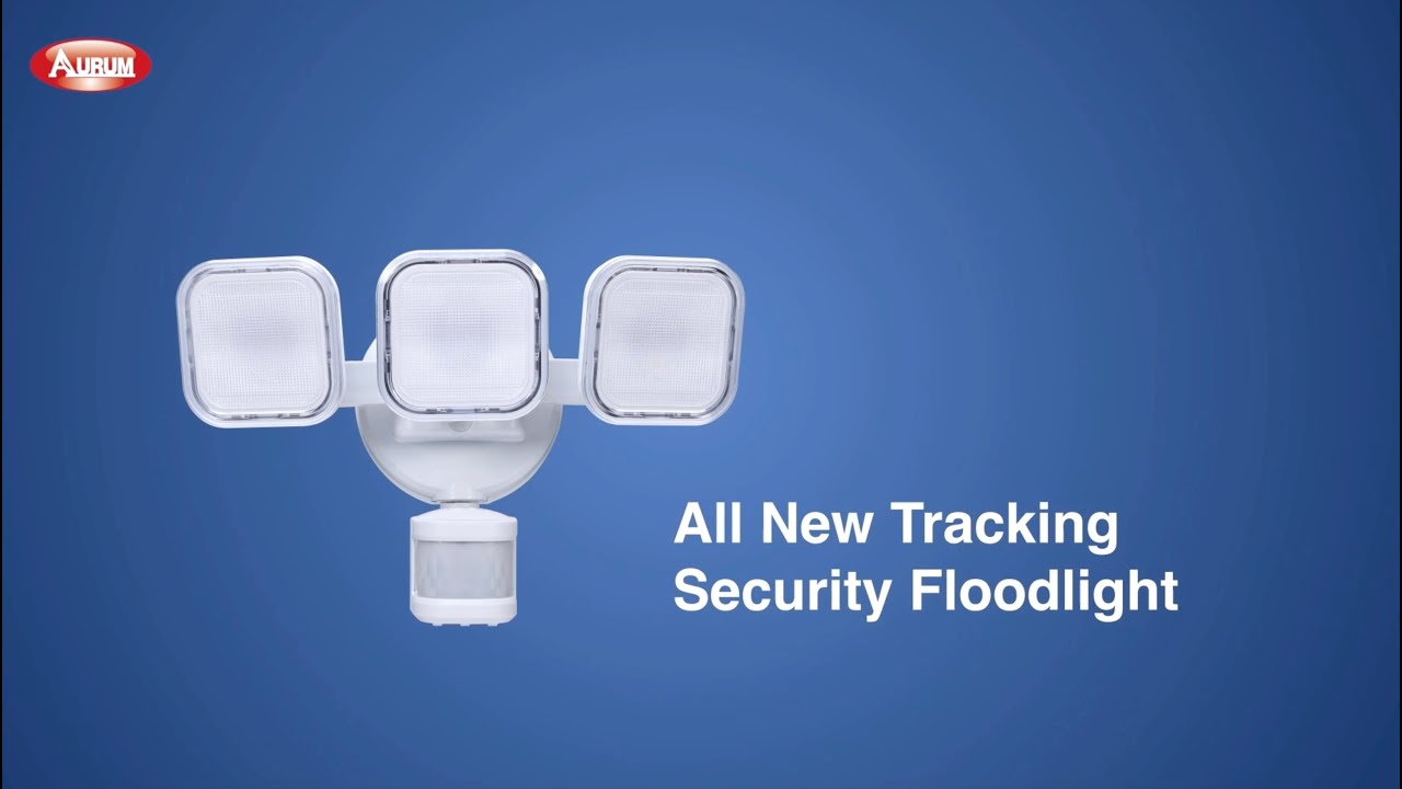 Security Tracking Motion Sensor Light - YouTube