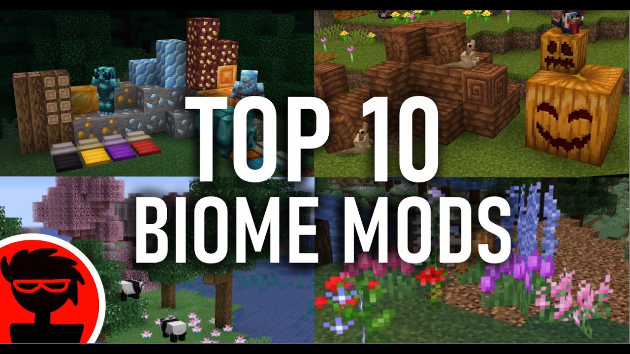 TOP 10 Most Downloaded Biome Mods - YouTube