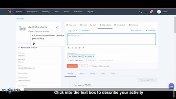 MyGuide: How to manually log a call on a contact in HubSpot