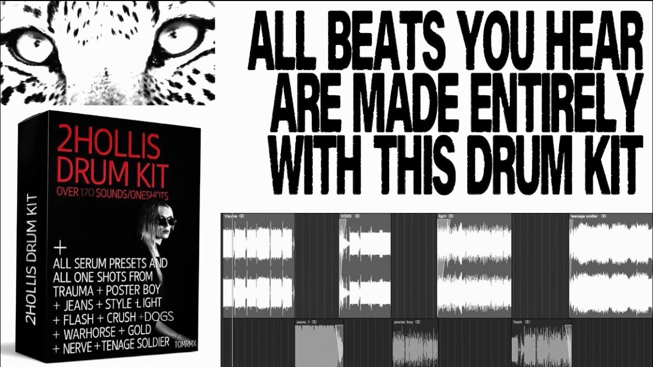 [2HOLLIS DRUM KIT] ACTUAL 2HOLLIS SOUNDS [170+]