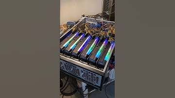 Mega ETHEREUM mining rig | 6 3080 Graphics Cards#shorts #mining #ethereummining