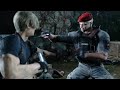 One of the best knife fight scenes in game history leon vs major krauser