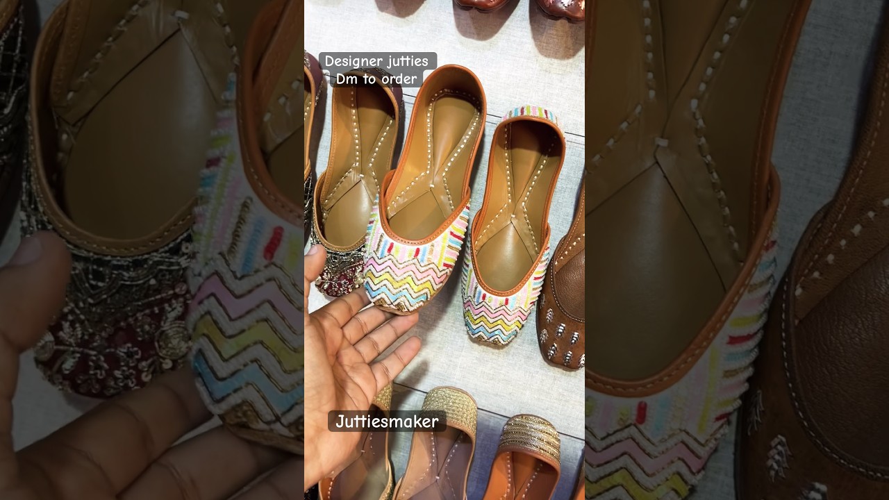 Designer Punjabi jutti | Wedding jutties for bride | Best place to buy jutties atwholesale 