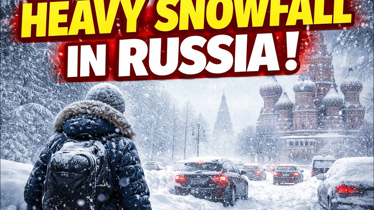 Russia Paralyzed by Record-Breaking Snowfall | Cities Buried Under Snow