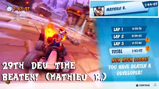 CTR Nitro-Fueled - 29th Dev time beaten (Mathieu R.)