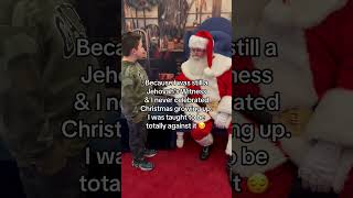 #exjw #exjehovahswitness #santa #cultsurvivor #excult #christmas #firsttime #firstchristmas #shorts