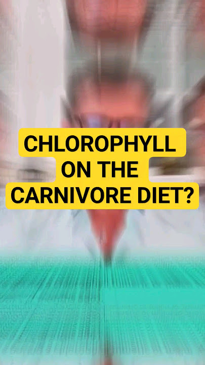 Is CHLOROPHYLL Useful On The Carnivore Diet? #chlorophyll
