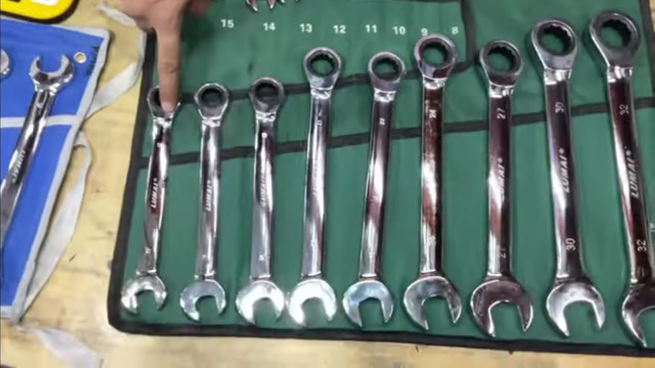 Spanner set Auto Garage tools YouTube