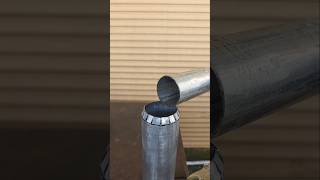 Best way to join round tubes of different sizes #welding #welder #metalwork #joinning