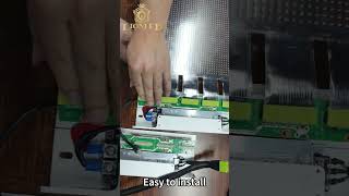 Flexible Transparent LED Display for Glass Storefronts