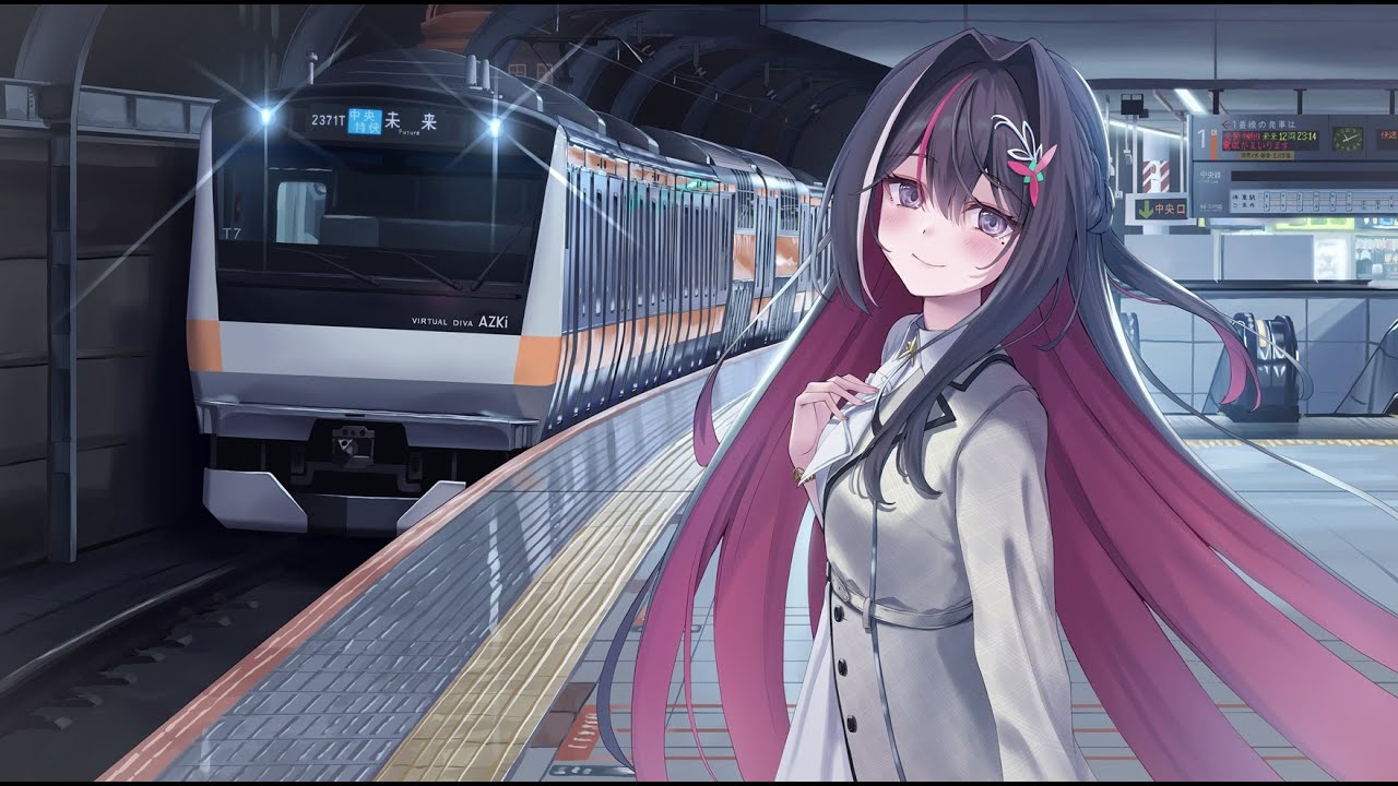 【AZKi7周年記念応援広告】高円寺サイネージ用動画&企画写真