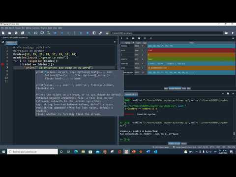 Arreglos en Python Búsqueda de elementos en el arreglo