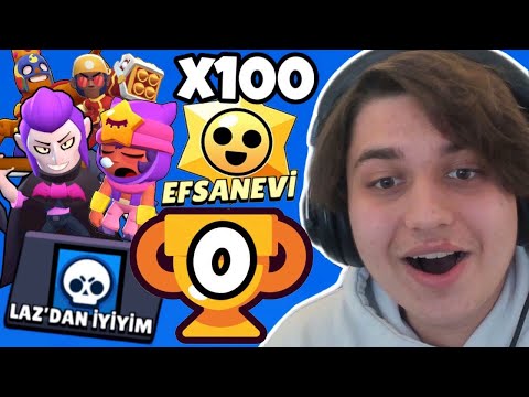 0 HESAPTA 100 STAR HEDİYESİ AÇTIM! Brawl Stars