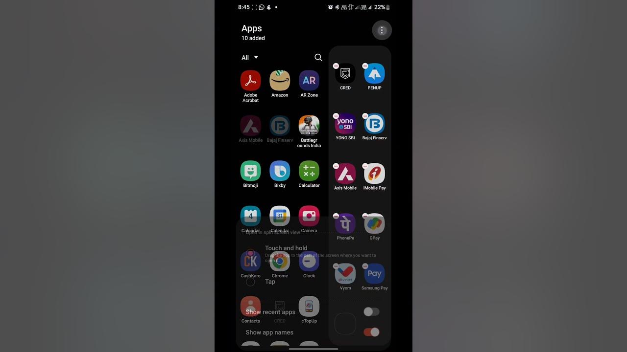 how-to-remove-recent-apps-from-edge-panel-samsung-s22-ultra-youtube