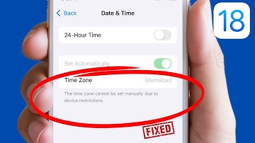 Fix ‘Time Zone Cannot Be Set Manually Due to Device Restrictions’ on iPhone or iPad iOS 18