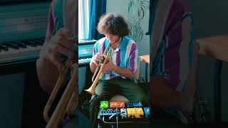 Coulou Testing Out Harley Benton Guitar Pedals On His Trumpet!