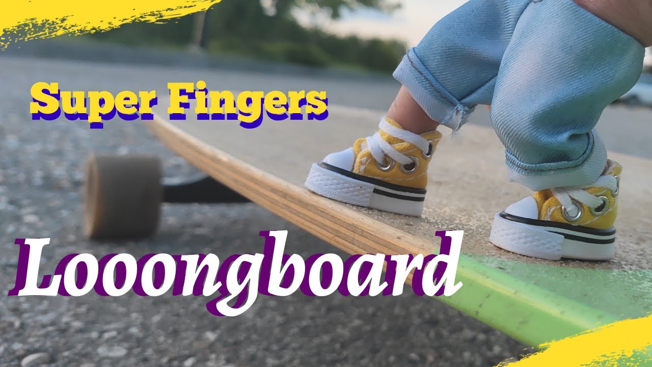 Ride a Biggest Longboard Super Fingers YouTube