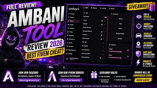 Testing the AMBANI FiveM Cheat | ESP, Aimbot, Menu Review + Giveaway