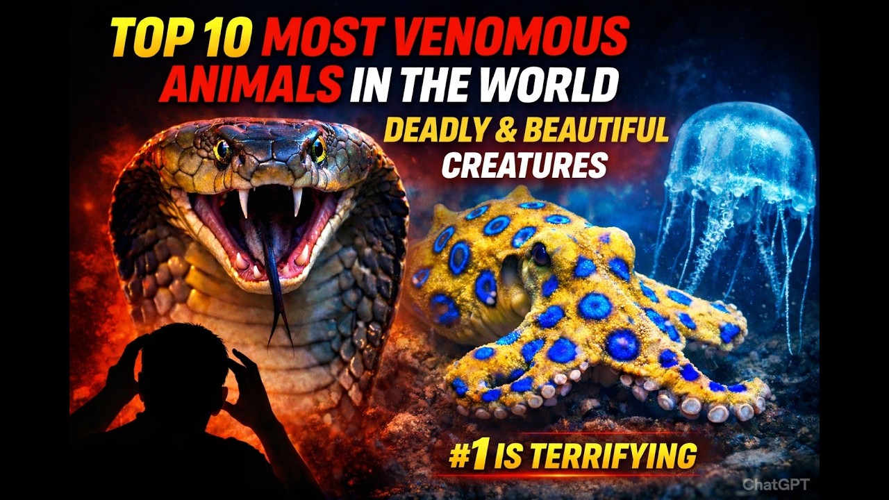 Top 10 Most Venomous Animals in the World – Deadly & Beautiful
