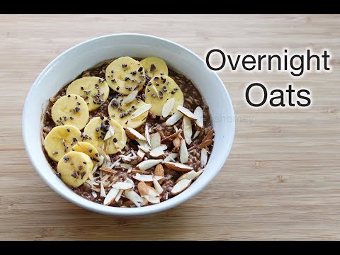 Overnight Oats Recipe - Chocolate Banana Overnight Oats - Healthy Breakfast Recipes