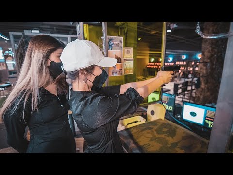 Airsoft shooting range in Seoul (강남 사격장)