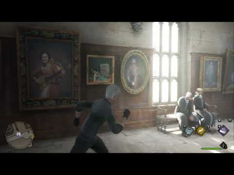 Musical Corridor | Paintings playing Music | Hogwarts legacy
