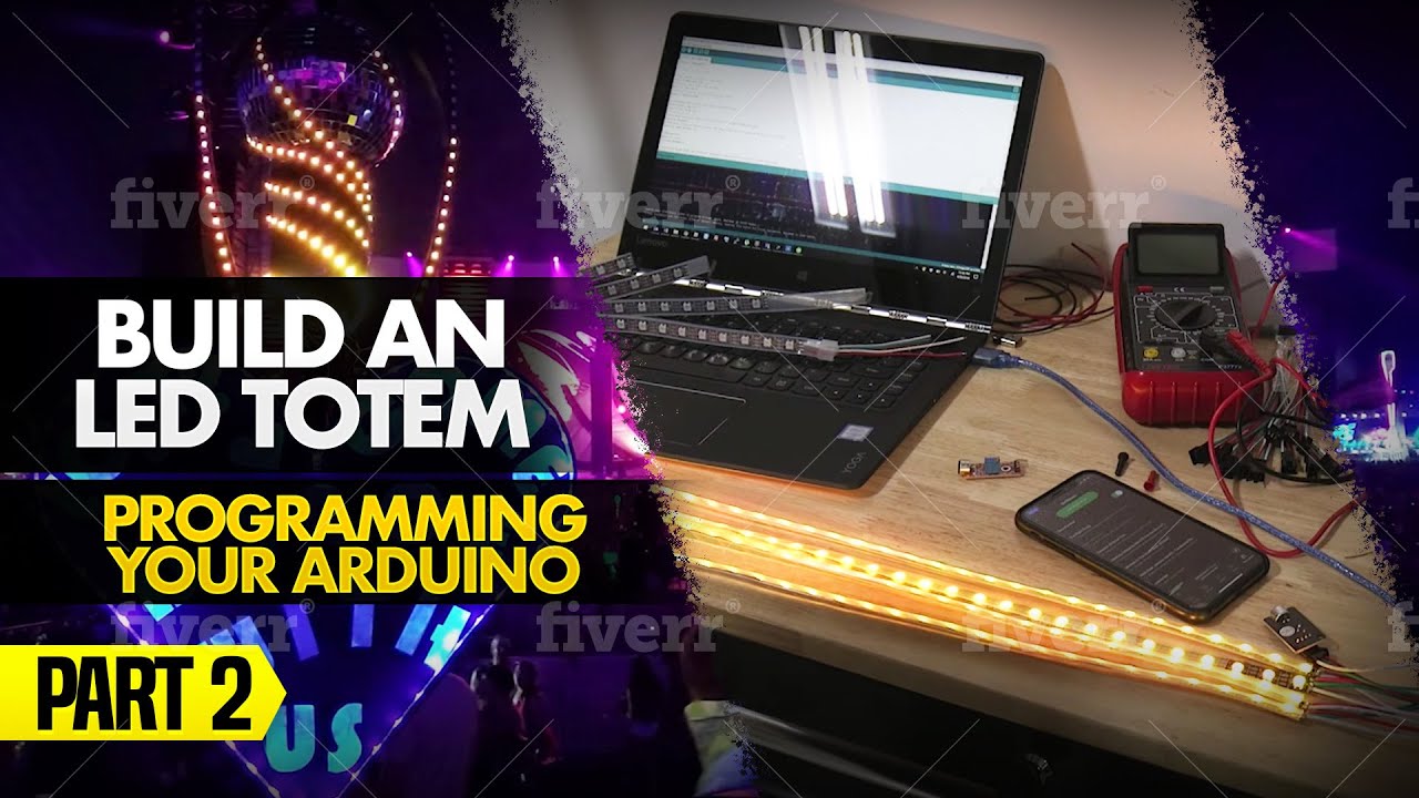 Build an LED Totem - Part 2 Programming your Arduino - YouTube