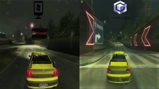 Need for speed Underground 2 PC VS GameCube Graphic