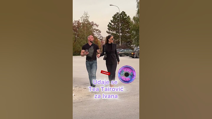 Pevačica,Tea Tairović, staje na ludi kamen i izgovoriće sudbonosna "da" svom izabraniku Ivanu.