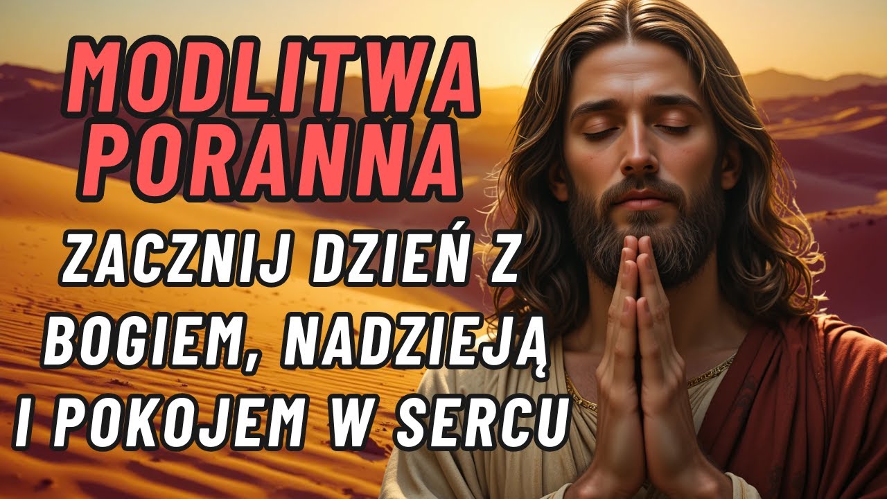 Najpiękniejsza Poranna Modlitwa 🙏 Zacznij Dzień z Bogiem, Nadzieją i Pokojem w Sercu