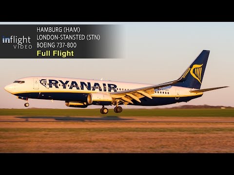 Ryanair Full Flight | Hamburg to London Stansted | Boeing 737-800 - Ryanair Full Flight | Hamburg to London Stansted | Boeing 737-800