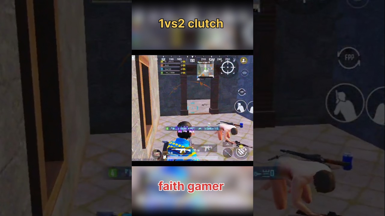 Mortal 1v2 vs Mr.arunn clutch