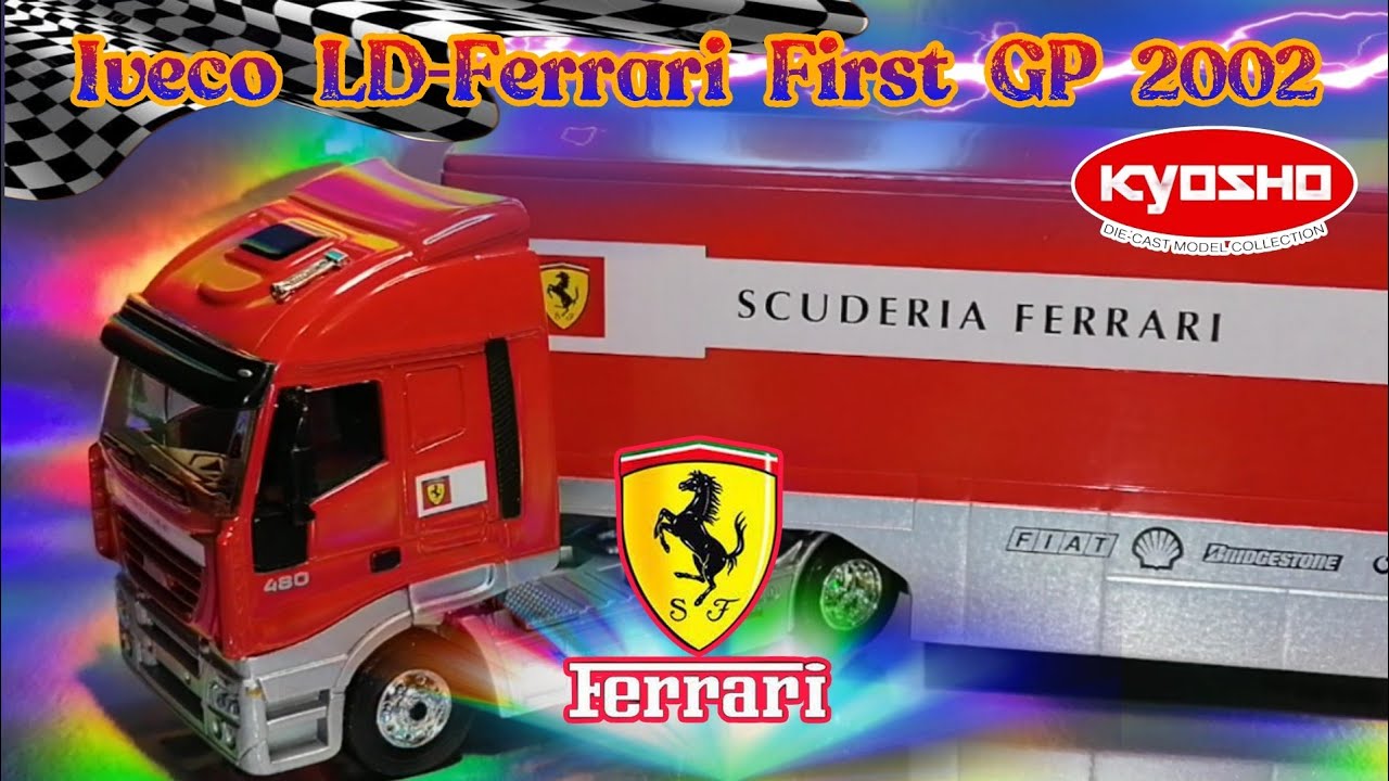 F1 Iveco Stralis LD-Ferrari First GP Transporter Kyosho / Dydo 1